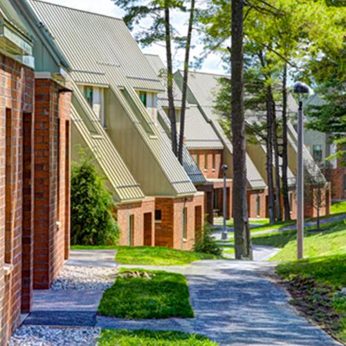 profile view of Skidmore's apartments